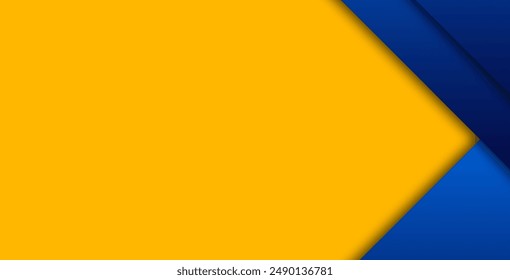 Yellow background used in texture design, bright poster, banner yellow and blue background, vector and illustration