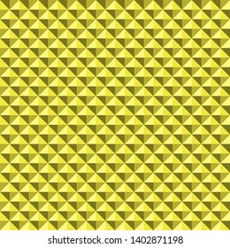 Yellow background vector abstract pyramidas texture seamless pattern