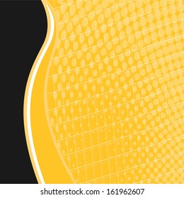 Yellow background Vector Illustration
