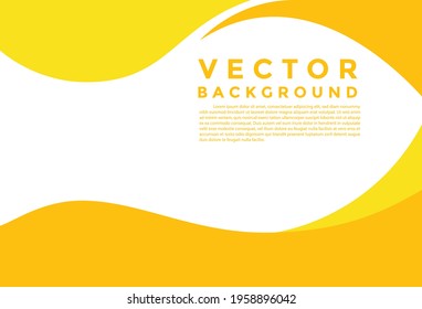 Yellow background vector illustration lighting effect graphic for text and message board design infographic