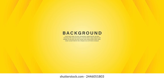 Yellow background vector illustration lighting effect graphic for text and message board design infographic