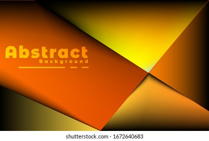 yellow background vector overlap layer on dark space for background design