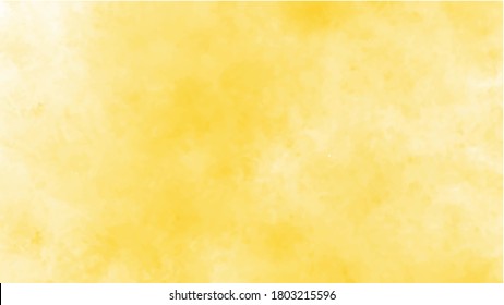 yellow background with watercolor texture in abstract vintage pastel yellow border design with faded textured beige paint color center