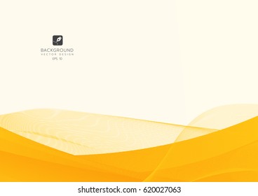 yellow background with wavy shapes