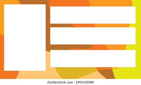 fondo amarillo y tablero blanco