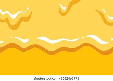Un fondo amarillo con una línea blanca que se asemeja a una onda. El fondo es brillante y alegre, mientras que la línea blanca agrega una sensación de movimiento y energía a la escena