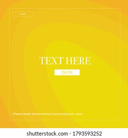 Yellow background.minimal simply.vector.modern style.fluid style morn hipster.