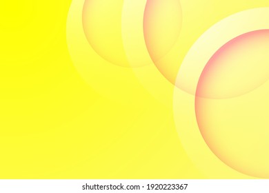 yellow backgrounds. abstract 3d circle background.