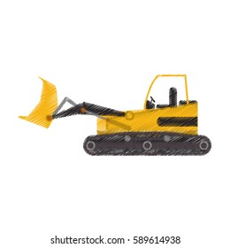 yellow backhoe icon image 