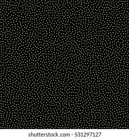 yellow  balls, circles. abstract point. black background. vector