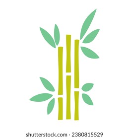 yellow bamboo that lives in tropical areas