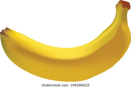 imagen vectorial de cierre de banana amarilla