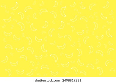 Yellow Banana fruit seamless background texture, freshness fruit and drink, gift, present box paper, backdrop