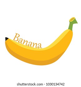 yellow banana, vector