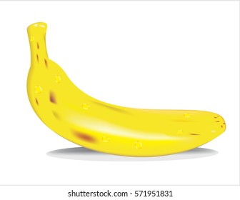 yellow banana vector
