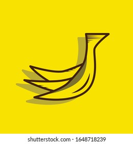 GELBE BANANEN - VEKTORILLUSTRATION ILLUSTRATION