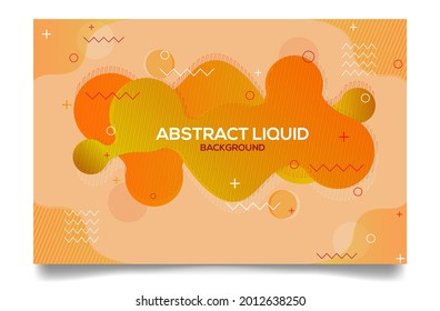Yellow banner geometric texture design. abstract color Liquid background. modern gradient vector illustration. Landing page. cover page with eps10 for free royalty