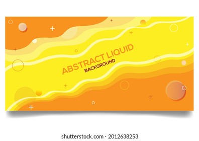 Yellow banner geometric texture design. abstract color Liquid background. modern gradient vector illustration. Landing page. cover page with eps10 for free royalty