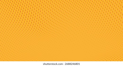 Anuncio amarillo con efecto semitono. eps 10