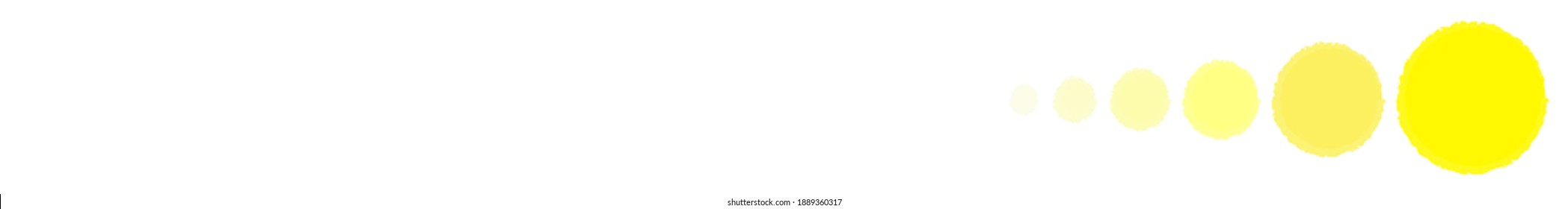 Yellow banner for web. Design.
