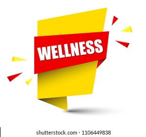 yellow banner wellness