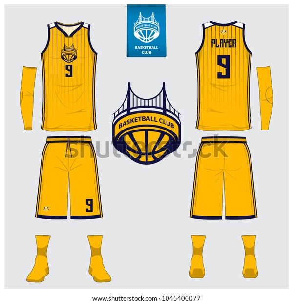 yellow jersey basketball design