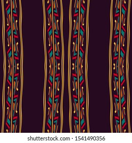 Yellow Batik Repeat Seamless Pattern. Blue Shibori Uzbek Watercolor Print. Tie Dye Vector Background. Damask Batik Rustic Watercolor Texture. Ikat.