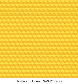 Padrão ou textura sem emenda quadrada dos hexágonos vetoriais alveolados das abelhas amarelas