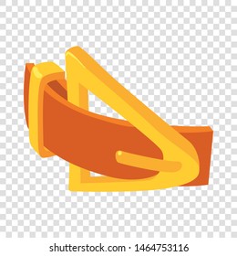 Yellow Belt Icon. Isometric Illustration Of Yellow Belt Vector Icon For Web