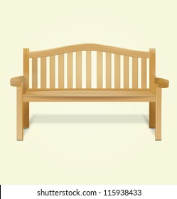 Yellow Bench EPS 10