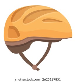 Capacete amarelo de bicicleta que garante a segurança para ciclistas, promovendo a proteção da cabeça durante passeios