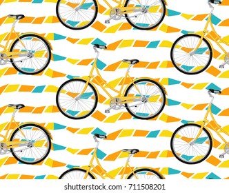 Yellow Bicycles, pattern