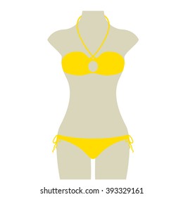 Yellow Bikini