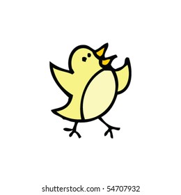 Yellow Bird Cartoon