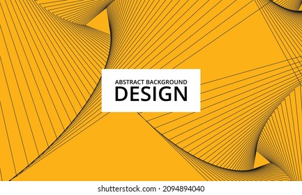 Yellow and black abstract background 