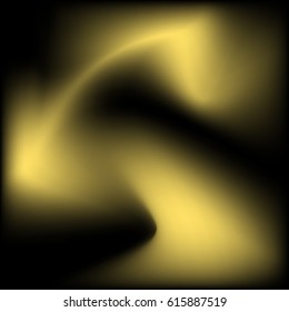 Yellow and black abstract background.Blur gradient