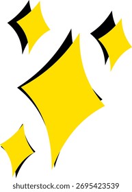 Gelb und schwarz abstrakte Splash oder Comic Energie Burst Element.