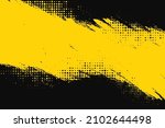 Yellow and black backdrop with dot halftone pattern element. Abstract brush grunge background. retro comic concept for your graphic design, banner or poster. Vector illustration.