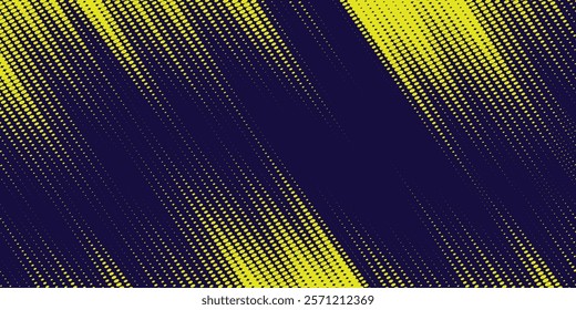 Yellow and black backdrop with dot halftone pattern element. Abstract brush grunge background.	
