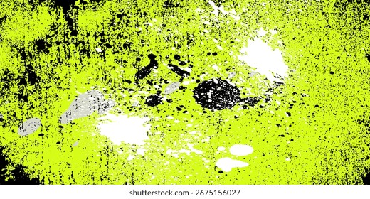 Yellow and black backdrop with dot halftone pattern element. Abstract brush grunge background. retro comic concept for your graphic design, banner or poster. Vector illustration.