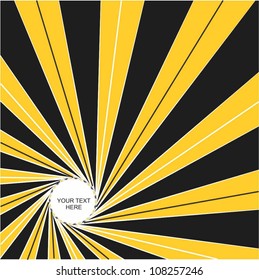 Yellow and black background