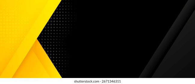 yellow and black background abstract,geometric lines, eps 10 
