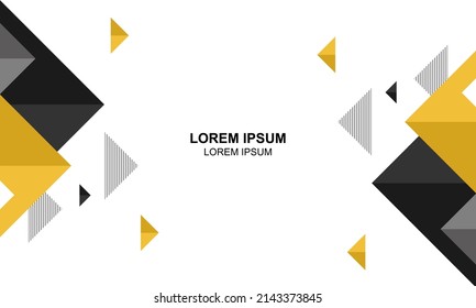 Yellow And Black Banner Background Premium Vector Abstract Graphic Design Banner Pattern Background