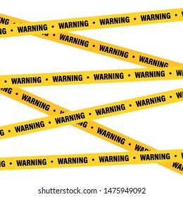 Crime Scene Yellow Tape Police Line Stock Vector (Royalty Free) 789274453