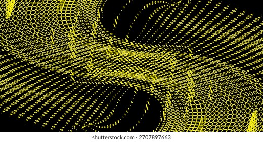 gelb schwarz Pinsel Wrap Auto Aufkleber Muster abstrakte Banner sportliche Linien schwarz gelb Farbe Kombination Grunge Pinsel Muster Rennen Motorsport Design.