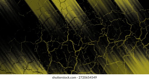yellow black brush wrap car sticker pattern abstract banner sporty lines black yellow color combination grunge brush modern pattern. vector eps10.

