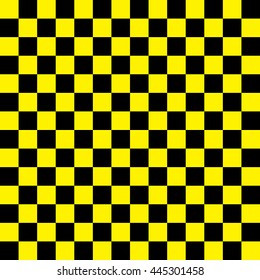 yellow and black checkered pattern seamless background