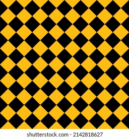 Yellow and black color of geometric pattern background.