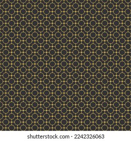 Yellow and black colors pattern stripe seamless textile background.