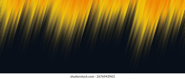 yellow and black diagonal halftone background